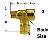 Compression Adapter Tee Diagram